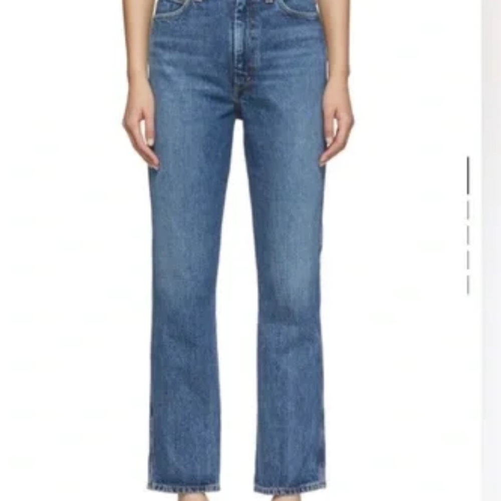 Agolde pinch waist jeans kick flare jeans 27 100% cotton